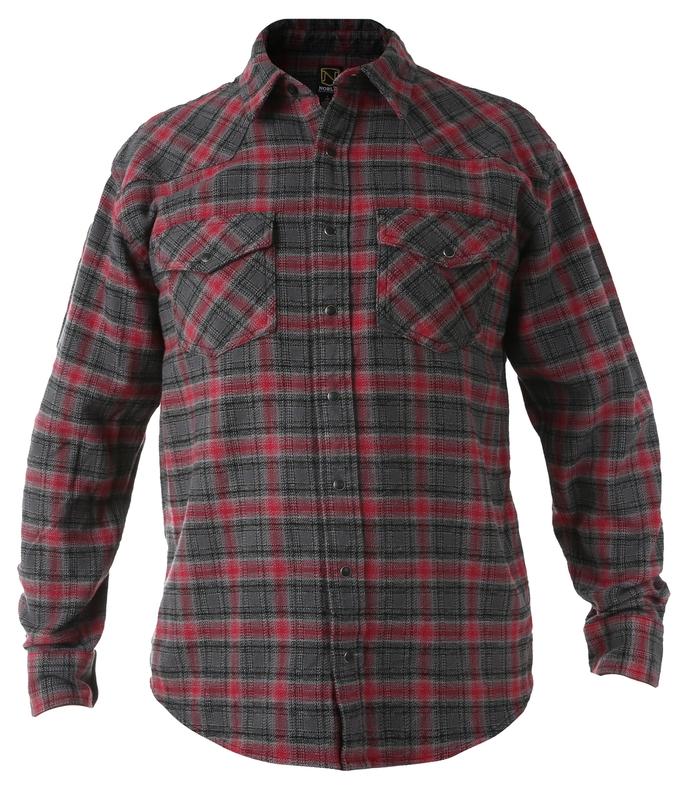 Wolf Grey/Red Plaid