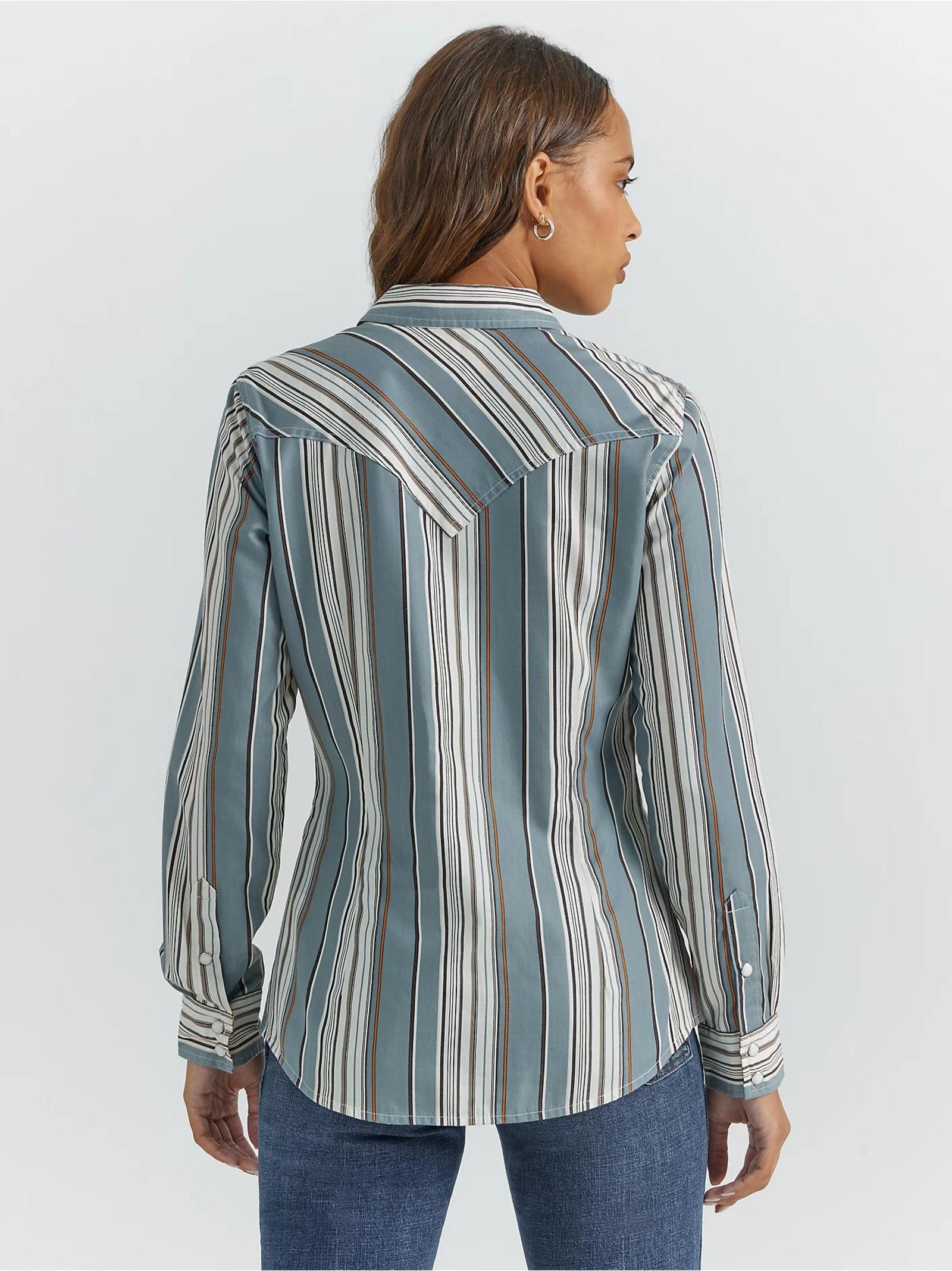 Blue Stripe Back