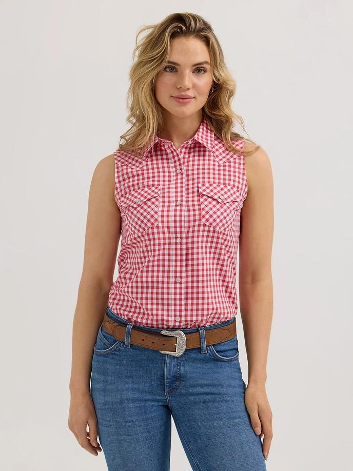 Red Gingham Fromt