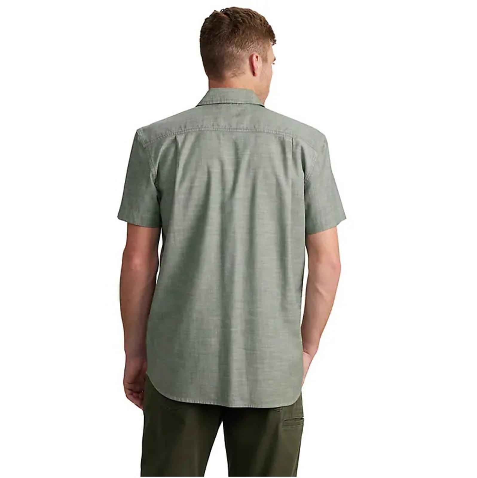 Forestry Green Cross Weave Back