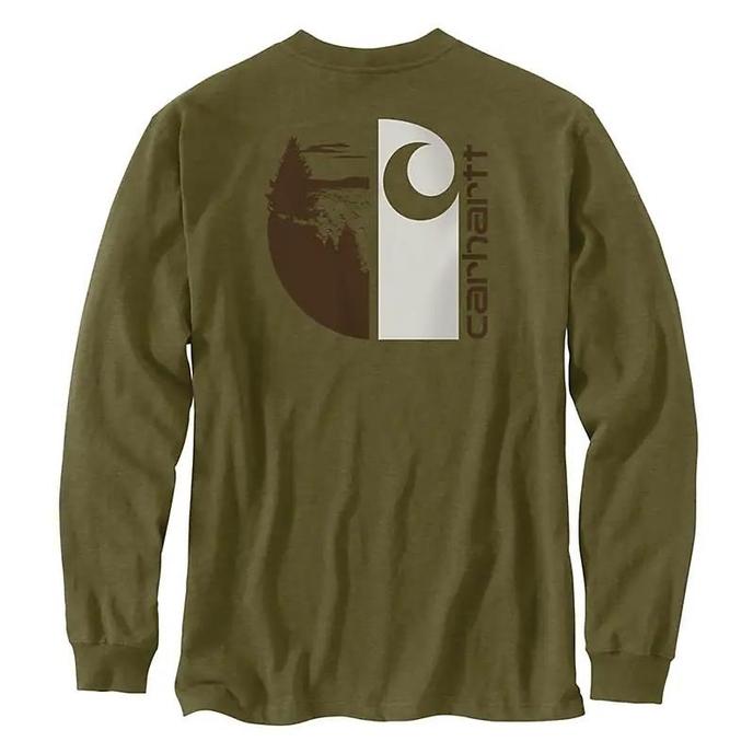 Dark Bronzed Green Heather Back