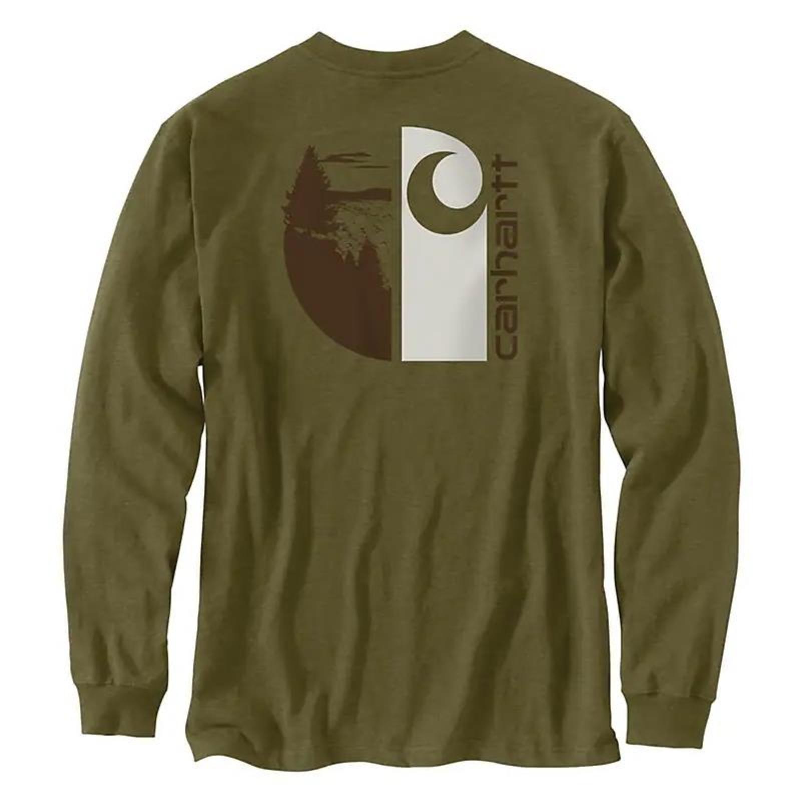 Dark Bronzed Green Heather Back