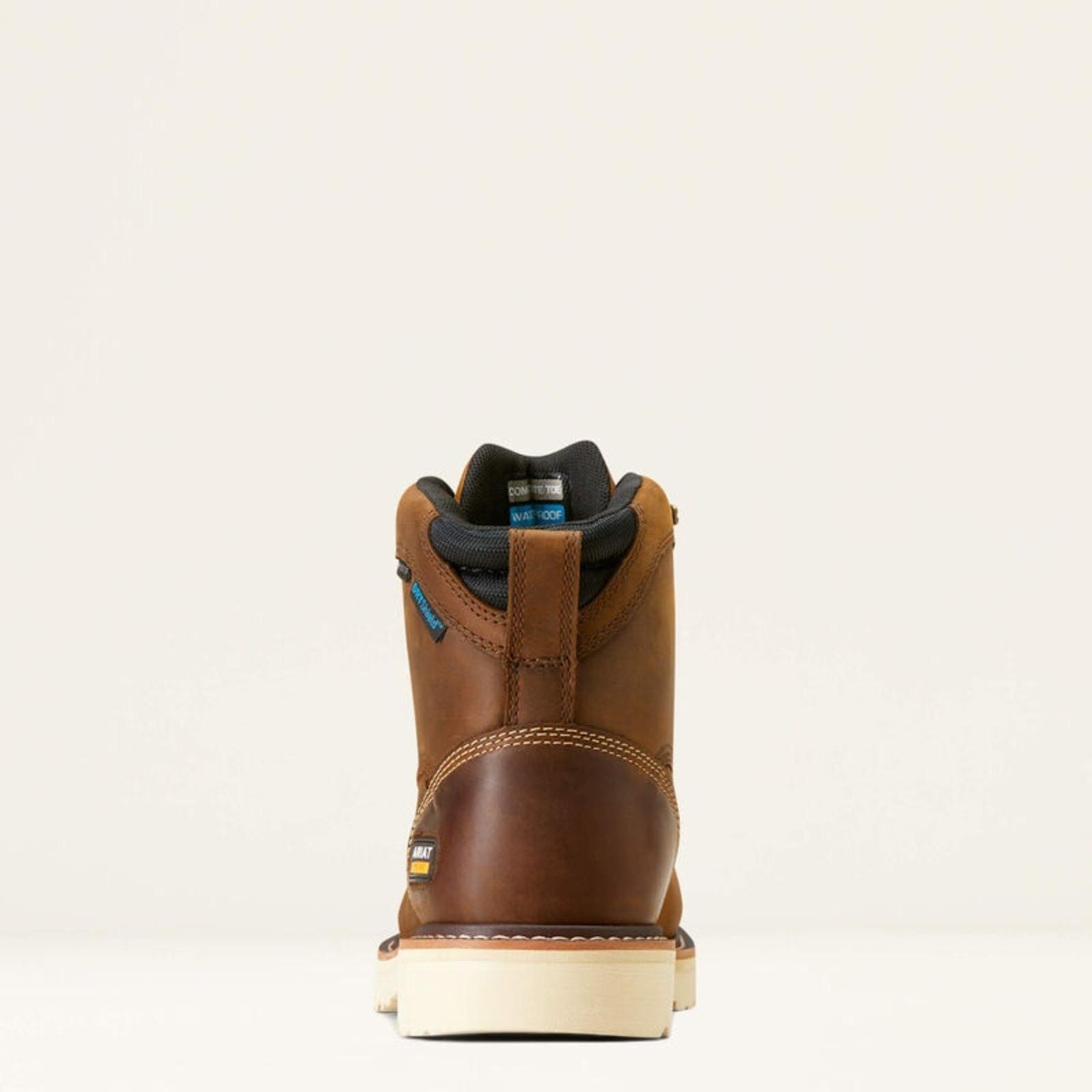 Distressed Brown Heel