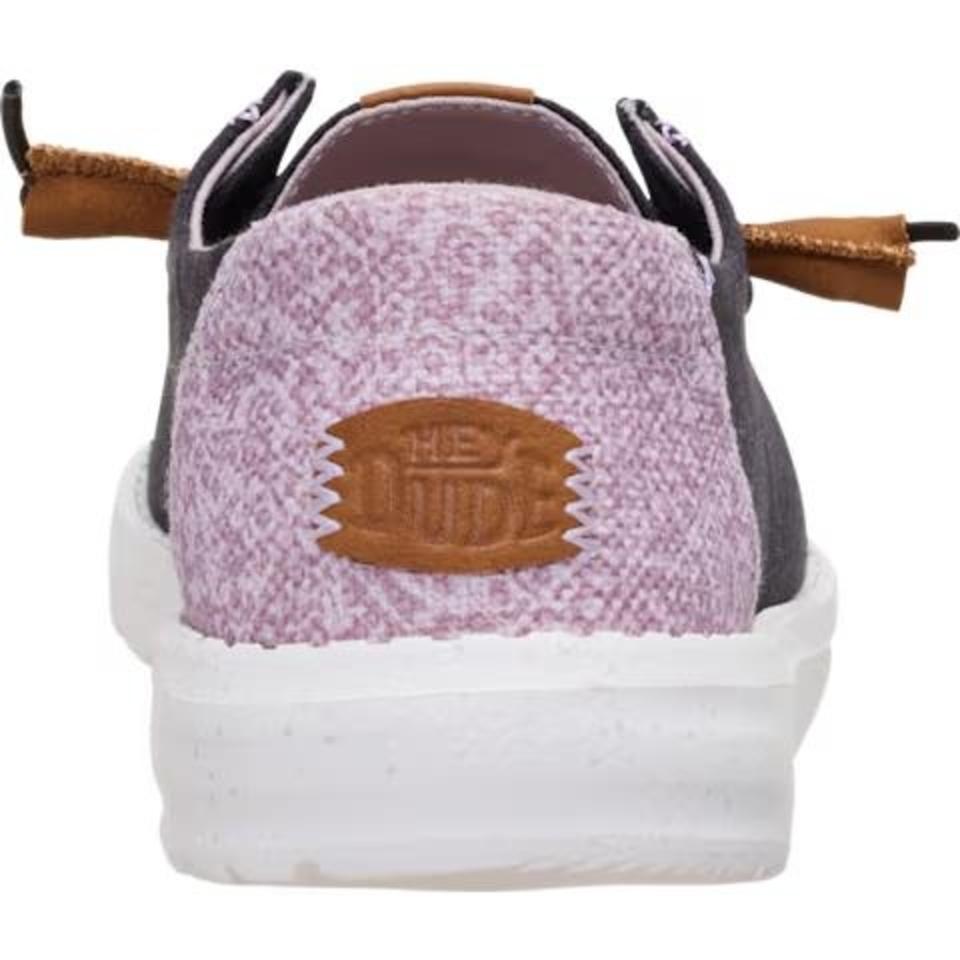 Black/Purple Heel