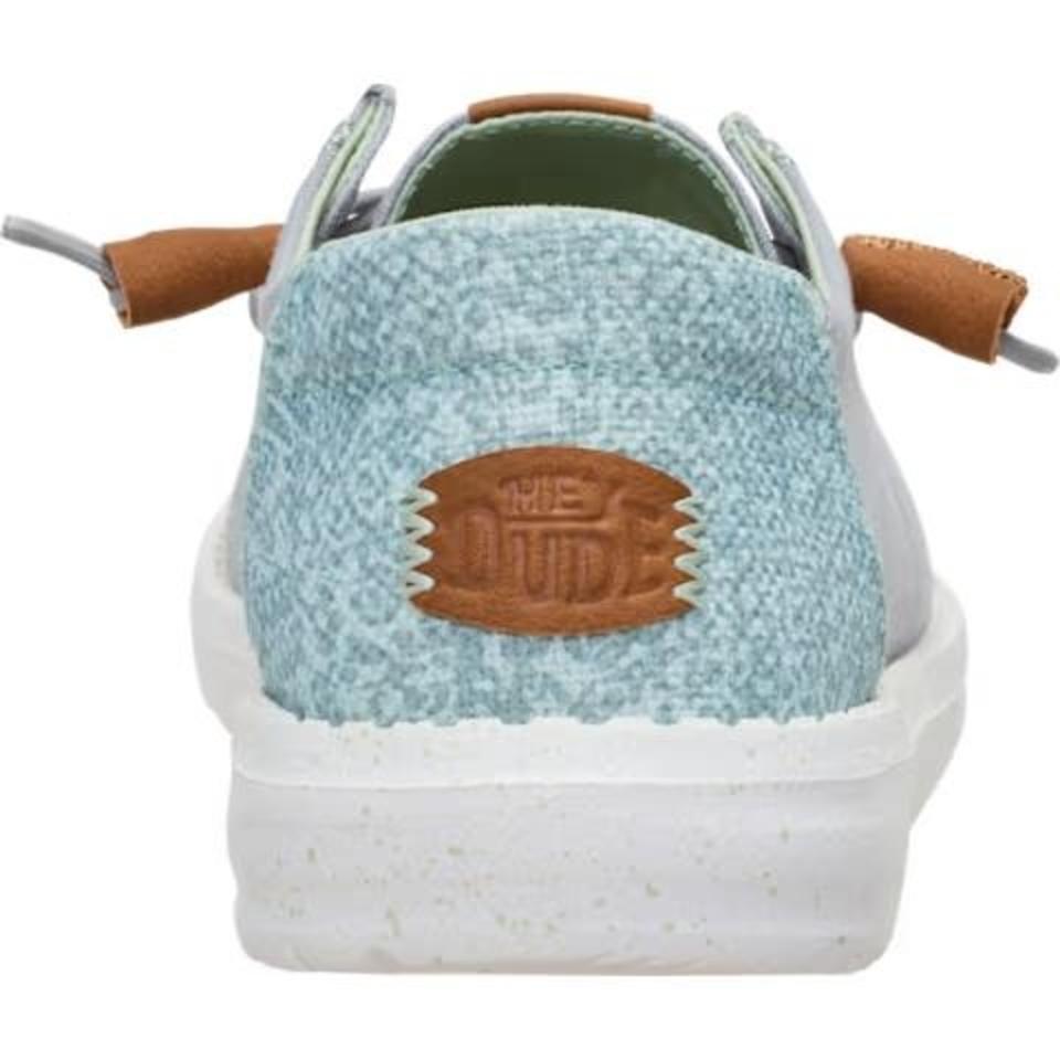 Light Grey/Green Heel