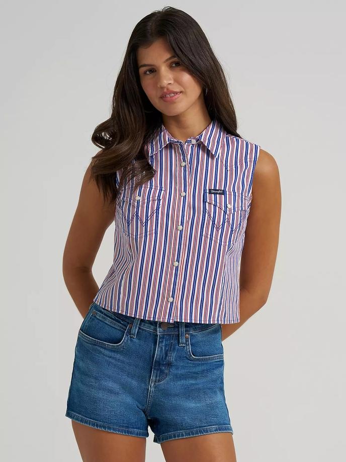 Blue Stripe Front