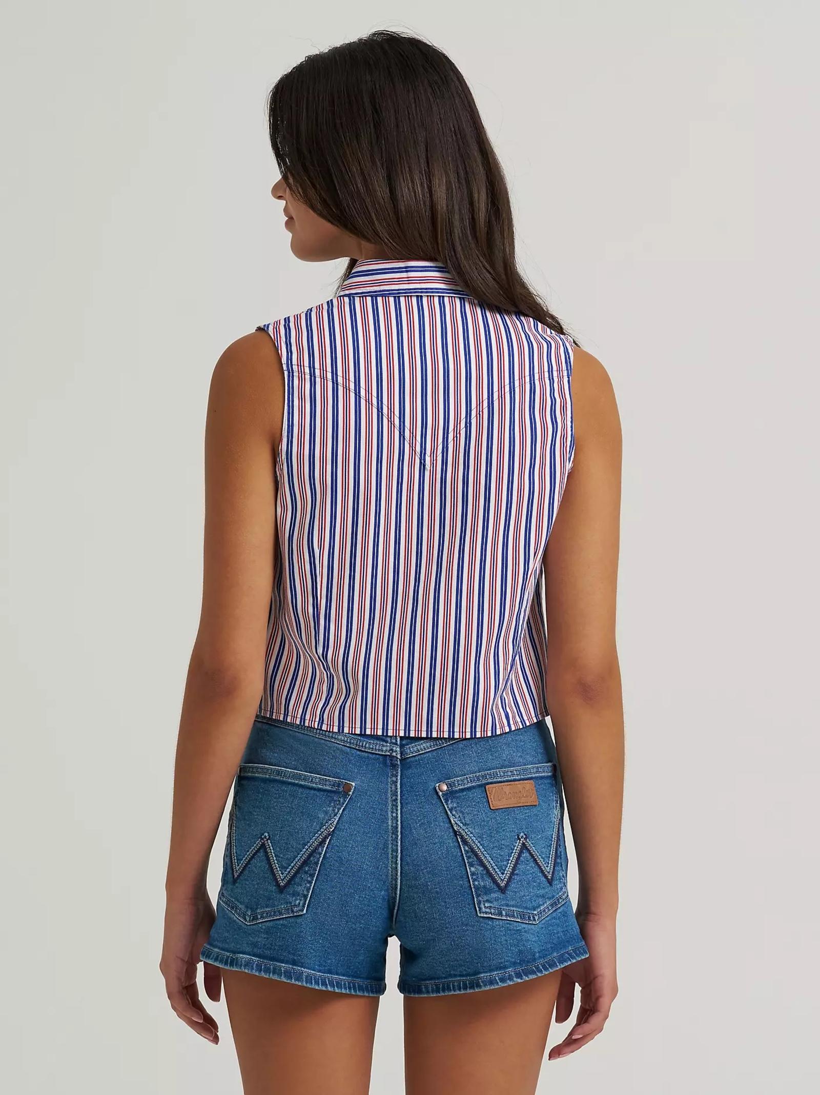 Blue Stripe Back