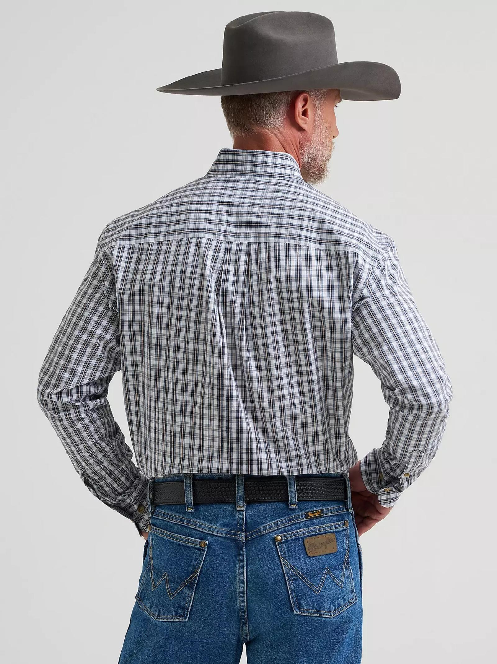 Inky Plaid Back