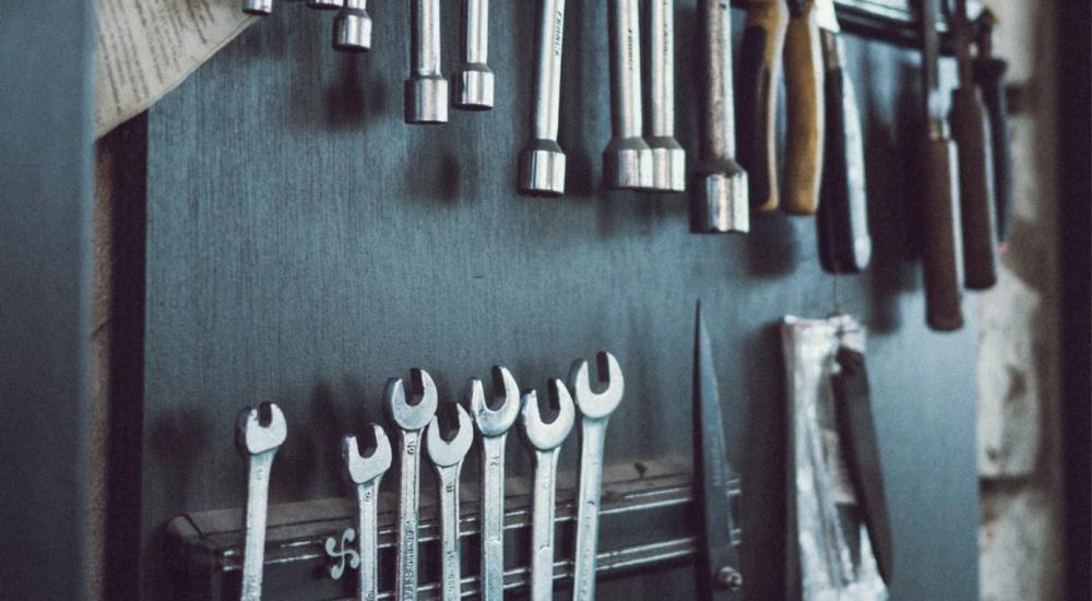 wall of tools
