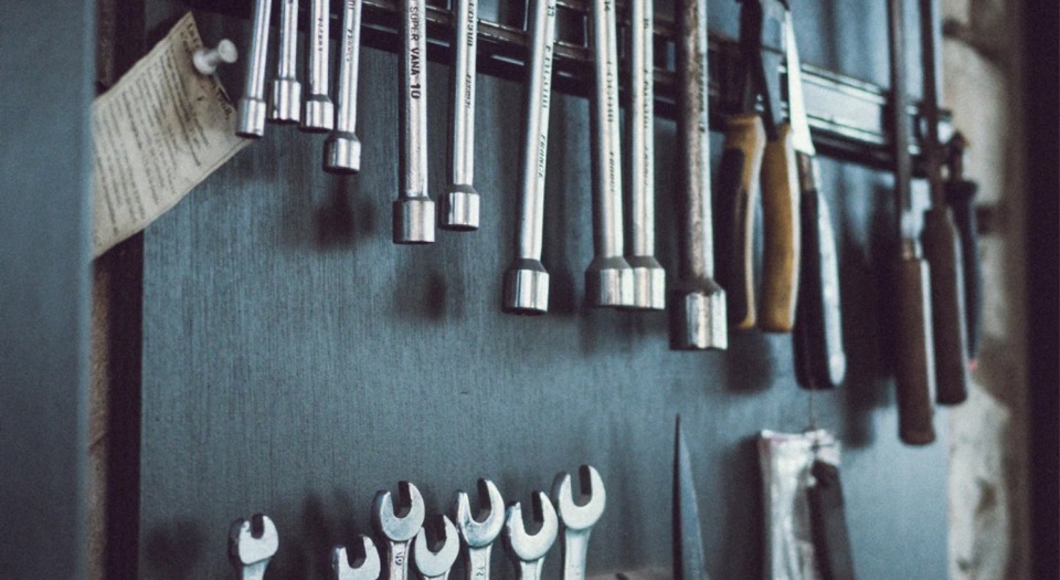 wall of tools